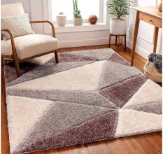 Modern Geometric Soft Home Rug